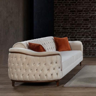 Luxury Three Seater White Sofa 3 Seater Sofas Seat Design Furniture Couches