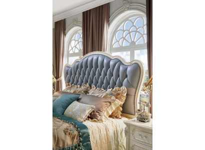 Classic s Double bed Beds Baroque Upholstered bed Bed Chesterfield Solid wood