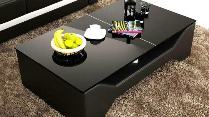 Classic r Luxury Designer Coffee table Decor Sofa Living room Table Leather