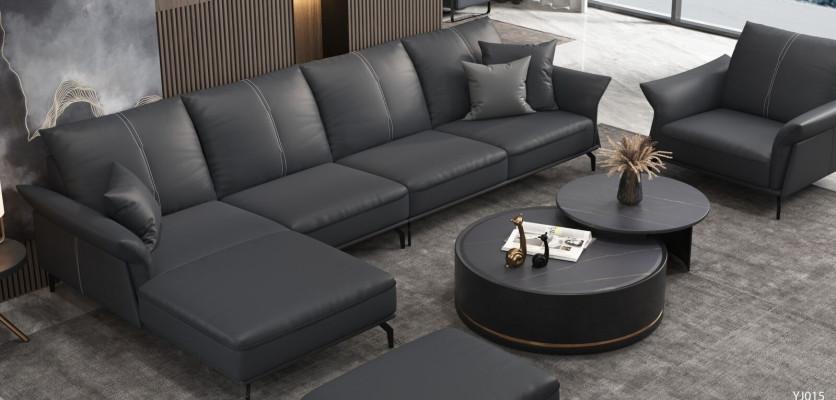Sofa Corner sofa L-shape Armchair Coffee table Stool Corner sofa 3-piece. Modern