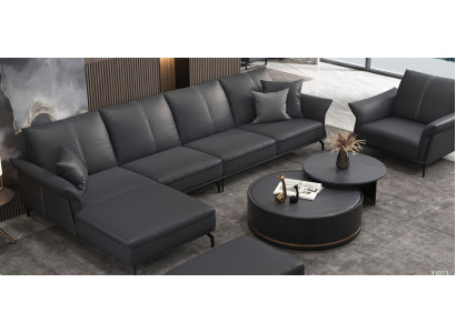 Sofa Corner sofa L-shape Armchair Coffee table Stool Corner sofa 3-piece. Modern