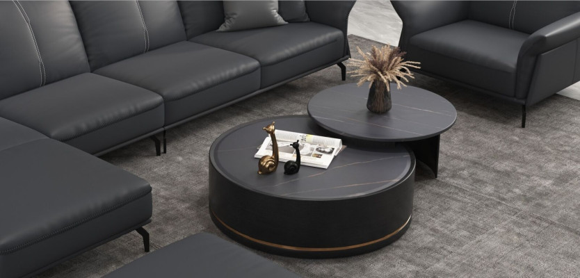Sofa Corner sofa L-shape Armchair Coffee table Stool Corner sofa 3-piece. Modern