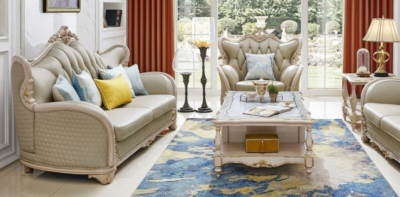 Sofa set 3 2 1 Seater Set Design Sofas Upholstery Couches Leather Sofa Solid wood