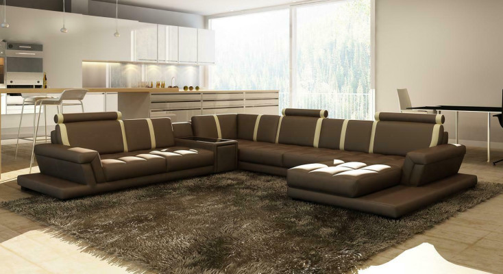 Leather sofa sofa couch upholstery living landscape designer leather sofa