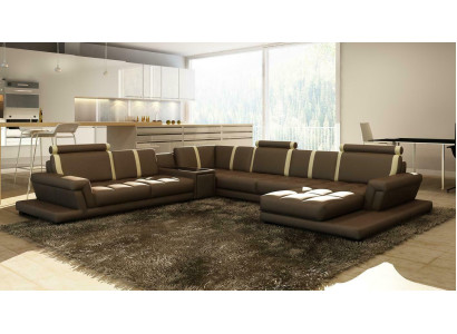 Leather sofa sofa couch upholstery living landscape designer leather sofa