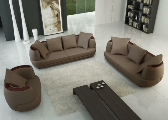 Luxury Design Sofa set Classic Leather Couch Upholstery Seat Set Sofa