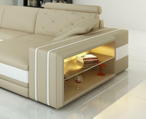XXL Big Living room Sofa Corner sofa Corner Couch Seat Suite Leather Sofas