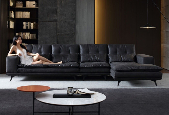 Living landscape Design Corner sofa Textile Leather new Sofas L-shape Sofa Couch