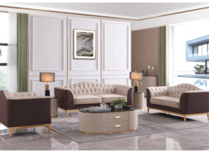 Complete Set Sofa set 3+2+1 Seater Sofa Design Couch Living landscape