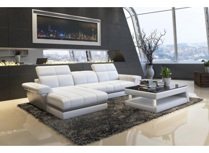 Leather sofa sofa couch upholstery living landscape designer leather sofa L-shape