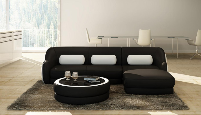 Designer leather sofa Corner sofa Upholstery Corner Couch Seat Corner L-shape Suite Sofa new