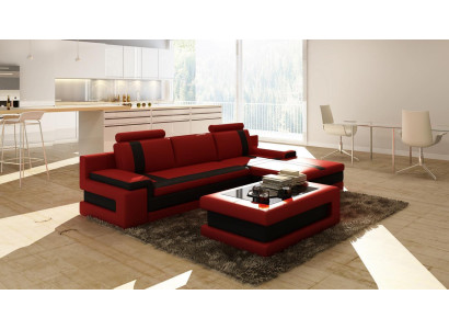 Leather Sofa Couch Living landscape L-shape Design Modern Sofa Corner Sofas