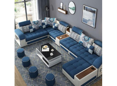 Corner sofa U-shape Upholstery Modern Relax Seat Luxury Furniture Living landscape Sofa Couch