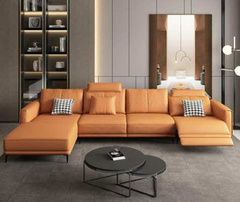 Sofa Couch Modern Relax Seat Luxury Furniture Living landscape Corner sofa L-shape Upholstery