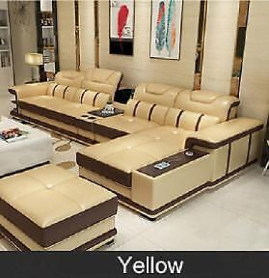 Living landscape Corner sofa L-shape corner upholstered sofa Seat Design Couch Sofas Imitation leather