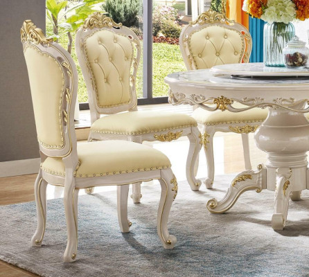 Classic Chesterfield Dining room Chairs Designer Set of 4