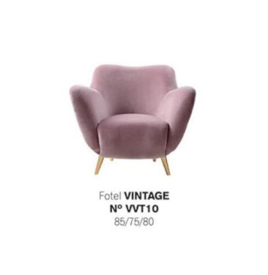 Armchair Wing Chair 1 Seater Seat Fabric Luxury Living room Modern Pink