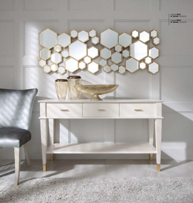 Console table Dressing table Console Table Luxury Wood Bedroom White Modern