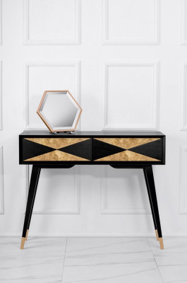 Console table Table Console Chest of drawers Side table Wood Modern Luxury Gold Design