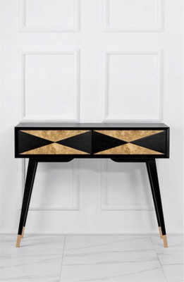 Console table Table Console Chest of drawers Side table Wood Modern Luxury Gold Design