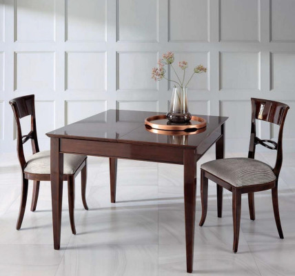 Dining room table Dining table High gloss Table Wood Dining room Extendable new