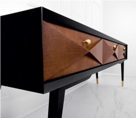 Console table Table Console Chest of drawers Sideboard Wood Modern Luxury Brown Design new