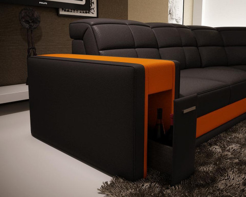 Design Corners Big Upholstery Corner Sofa Couch Leather Sofas Suite XXL
