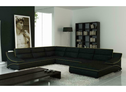 Design XXL Big Corners Upholstery Corner Sofa Couch Leather Sofas Suite