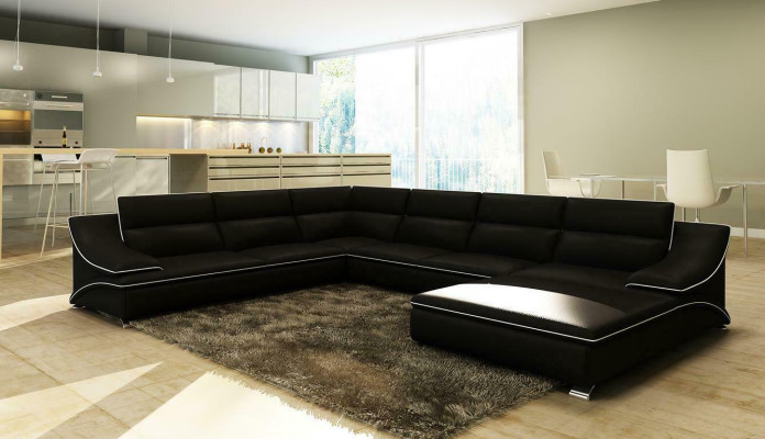 Design XXL Big Corners Upholstery Corner Sofa Couch Leather Sofas Suite