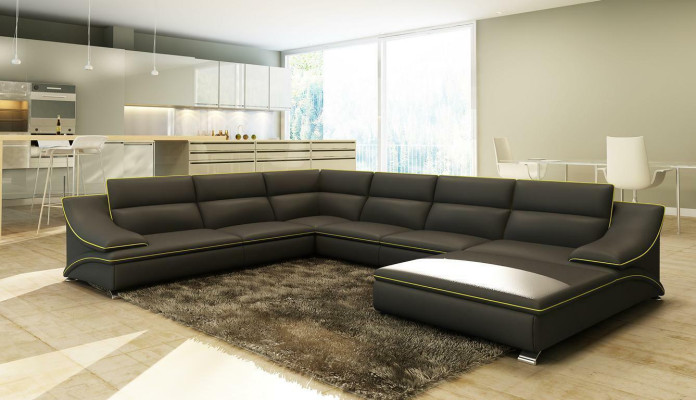 Design XXL Big Corners Upholstery Corner Sofa Couch Leather Sofas Suite