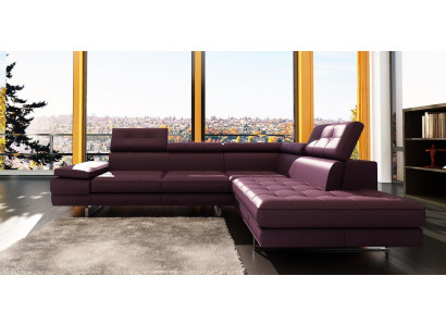 Leather sofa Couch Living landscape L-shape Design Modern Sofa 5057