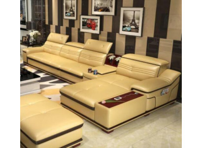 Seat Furniture Living landscape Luxury Corner sofa Corner sofa L-shape Upholstery Couch Relax new