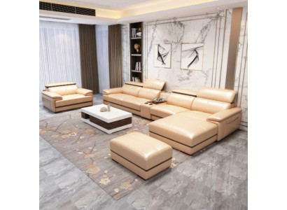 Relax Corner suite Corner sofa L-shape Upholstery Modern Seat Furniture Living landscape Luxury