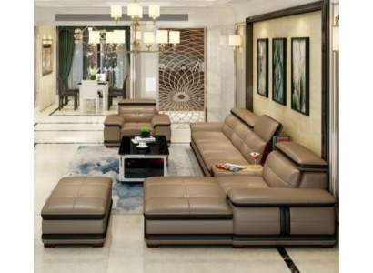 Relax Seat Furniture Living landscape Luxury Corner suite Corner sofa L-shape Upholstery Modern