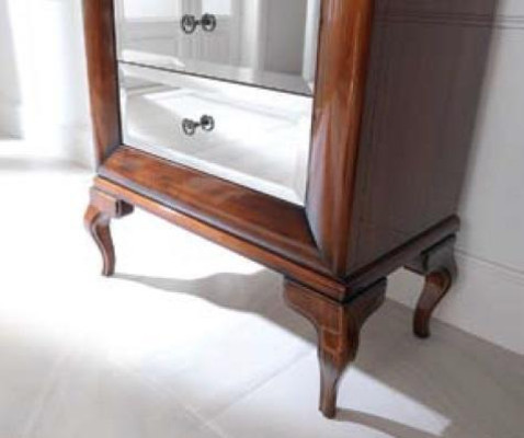 Display case Cabinets Showcases Wood Luxury Living room Furniture Wardrobe Brown Baroque new