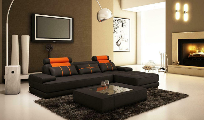 XXL Designer Living landscape Upholstery Corner sofa Corner Suite Sofa Couch