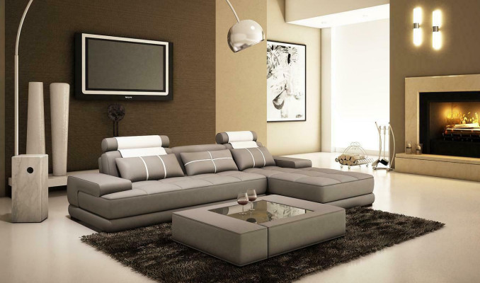 XXL Designer Living landscape Upholstery Corner sofa Corner Suite Sofa Couch