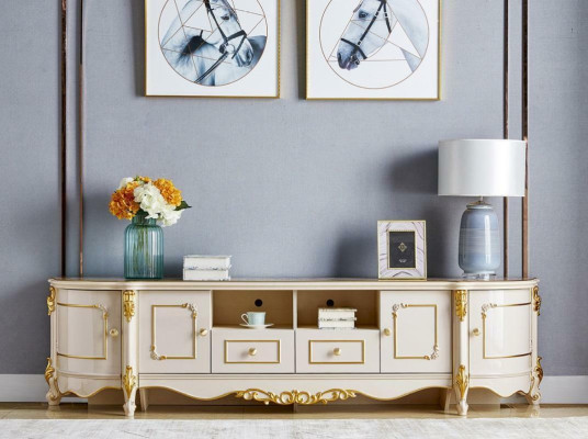 Sideboard luxury design chest of drawers sideboard side lowboard wardrobe living baroque rococo