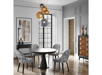 Dining room chair Chair Armchair Seater 1 Seat Clubsessel Fabric Modern Dining room Wood