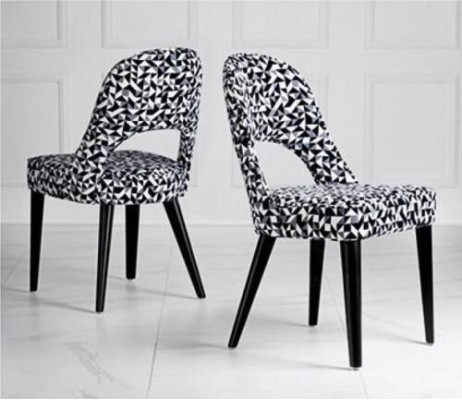 Dining room chair Chair Armchair Seater 1 Seat Clubsessel Fabric Modern Dining room Wood