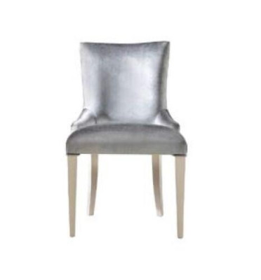 Dining room chair Chair Armchair Seater Dining room Chairs Wood Modern Luxury Silver