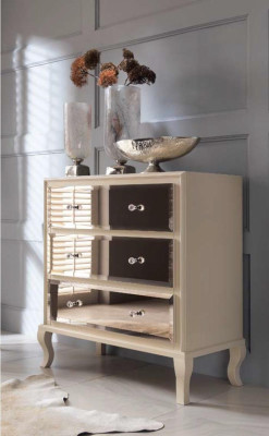 Chest of drawers Sideboard Wardrobe Designer Luxury Cabinets Chests of drawers Modern Beige Design