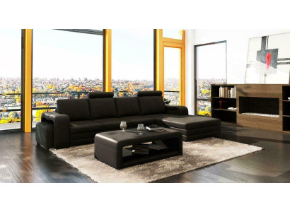 XXL Multifunction s Leather Couch Couch Big Sofa Decor Upholstery Corner sofa Modern