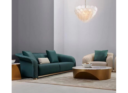 Design Upholstery Luxury Seat Sofa Couch Textile Sofa 3 Seater Imitation leather