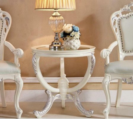 Set 2x Chairs with Armrests Side table Armchair with Armrests Luxury Armchair new