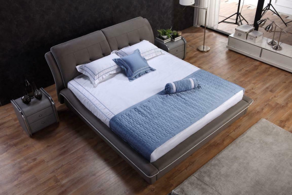 Modern Design Bed XXL Beds Luxury Style Double Hotel Leather