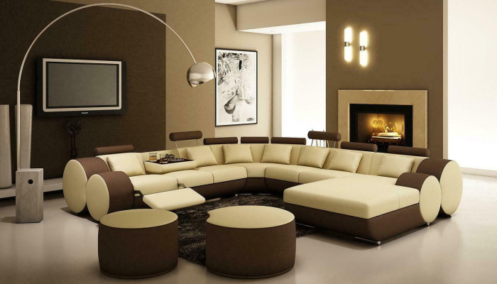 Multifunction s Leather Couch Seat Upholstery Living room Leather Decor Suite Sofa