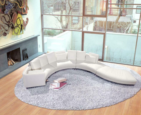 Modern Round Couch Living landscape Round Sofa Upholstery Corner Suite