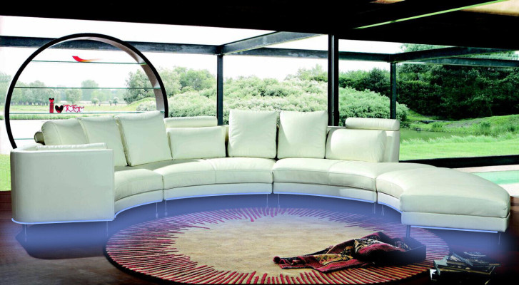 Modern Round Couch Living landscape Round Sofa Upholstery Corner Suite