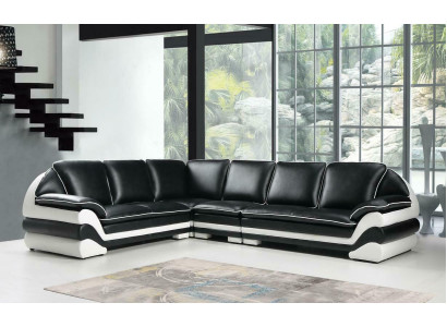 Leather sofa Couch Living landscape L-shape Design Modern Sofa Classic